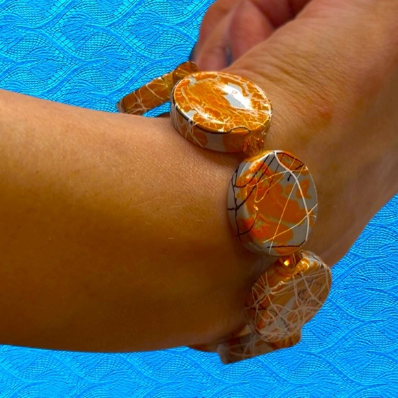 217 “ Orange 🍊 creamsicle “ Jewelry Set - Picture 5 of 11